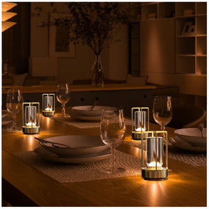 Lampe de Table LED Sans Fil: Style Industriel Haut de Gamme