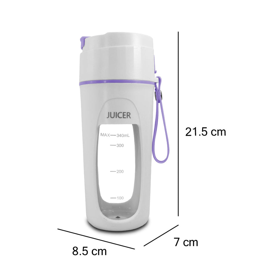 Mixeur multifonctionnel rechargeable Tumbler, agitateur d'une capacité de 340 ml