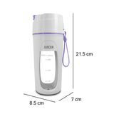 Mixeur multifonctionnel rechargeable Tumbler, agitateur d'une capacité de 340 ml