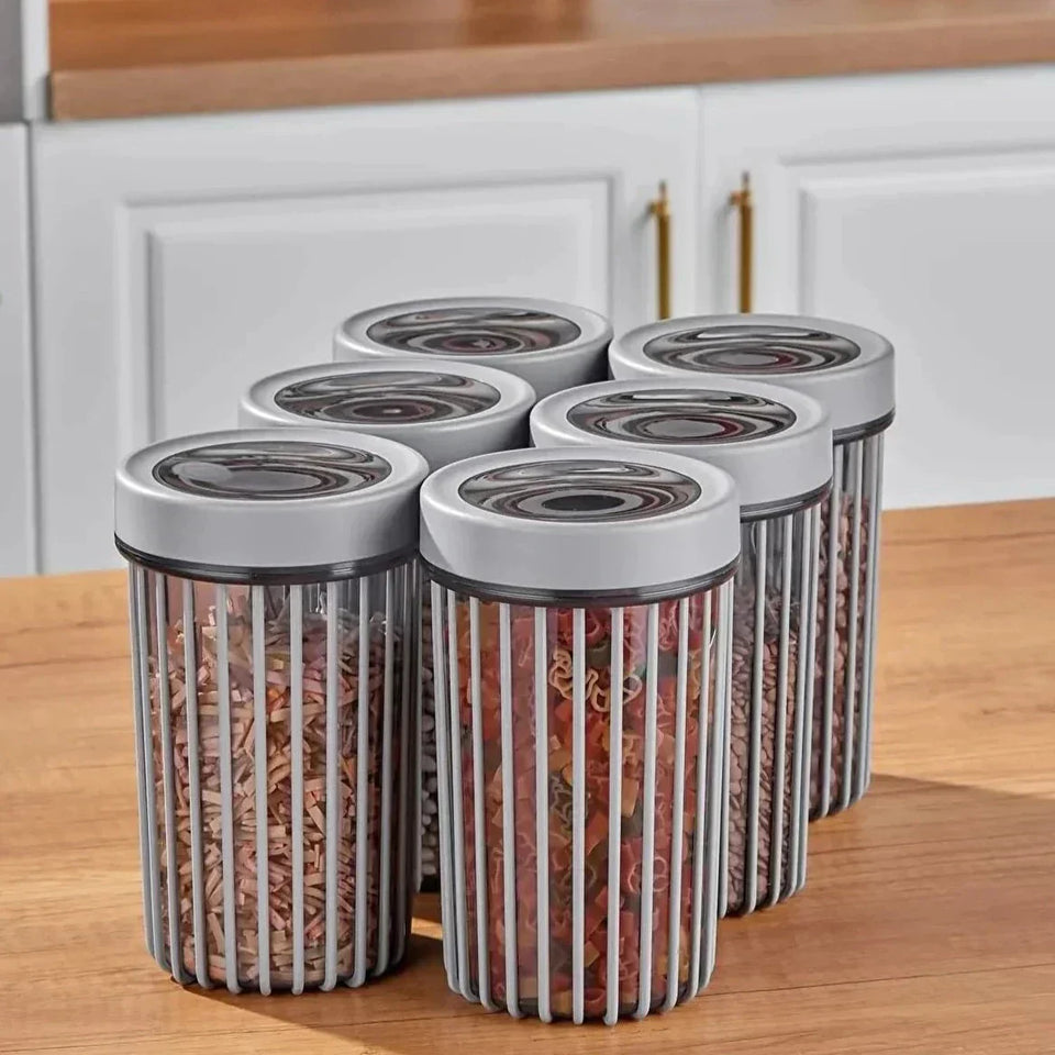 3 Boîte de rangement ronde pour cuisine