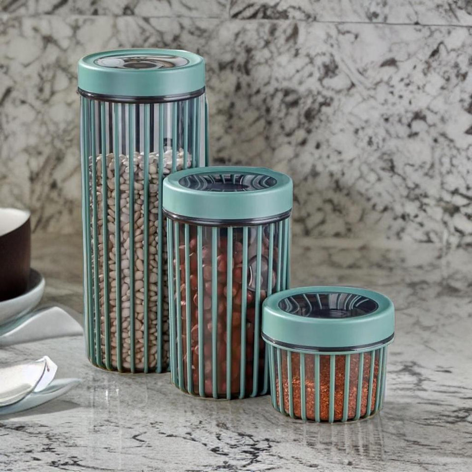 3 Boîte de rangement ronde pour cuisine