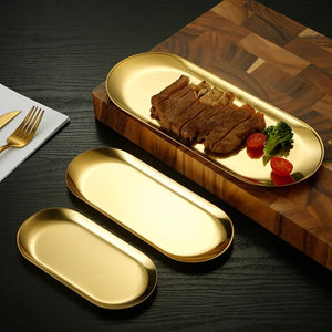 3 Plateau Décoratif Doré pour Évier de Cuisine