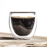 3 Tasse Isolée en Verre Borosilicate 250 ml