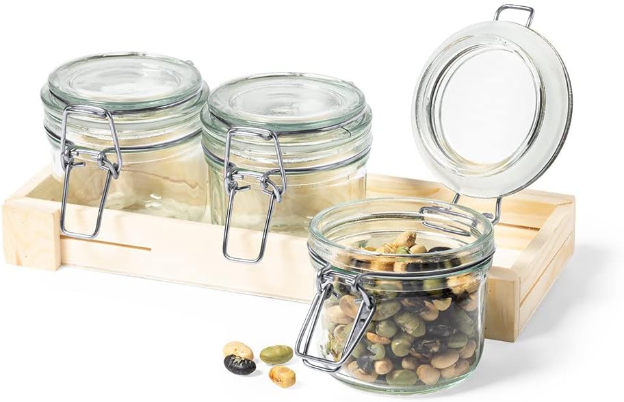 3 Pots à Usages Multiples pour Confiture, Tapas et Desserts
