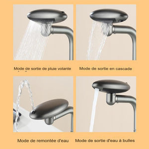Robinet Complet moderne multifonctionnel à 4 modes avec rotation à 360°