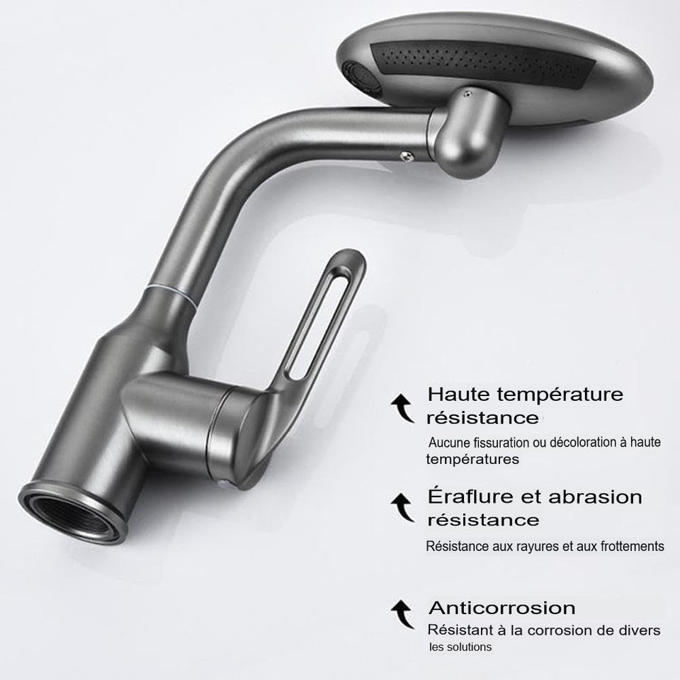 Robinet Complet moderne multifonctionnel à 4 modes avec rotation à 360°
