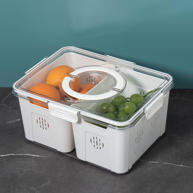 Grande Bac de Rangement Polyvalent pour Réfrigérateur et Congélateur