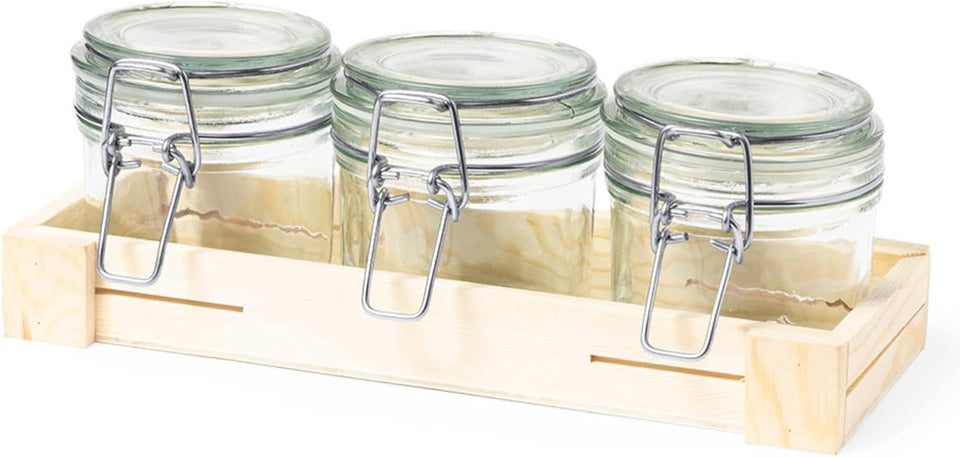 3 Pots à Usages Multiples pour Confiture, Tapas et Desserts