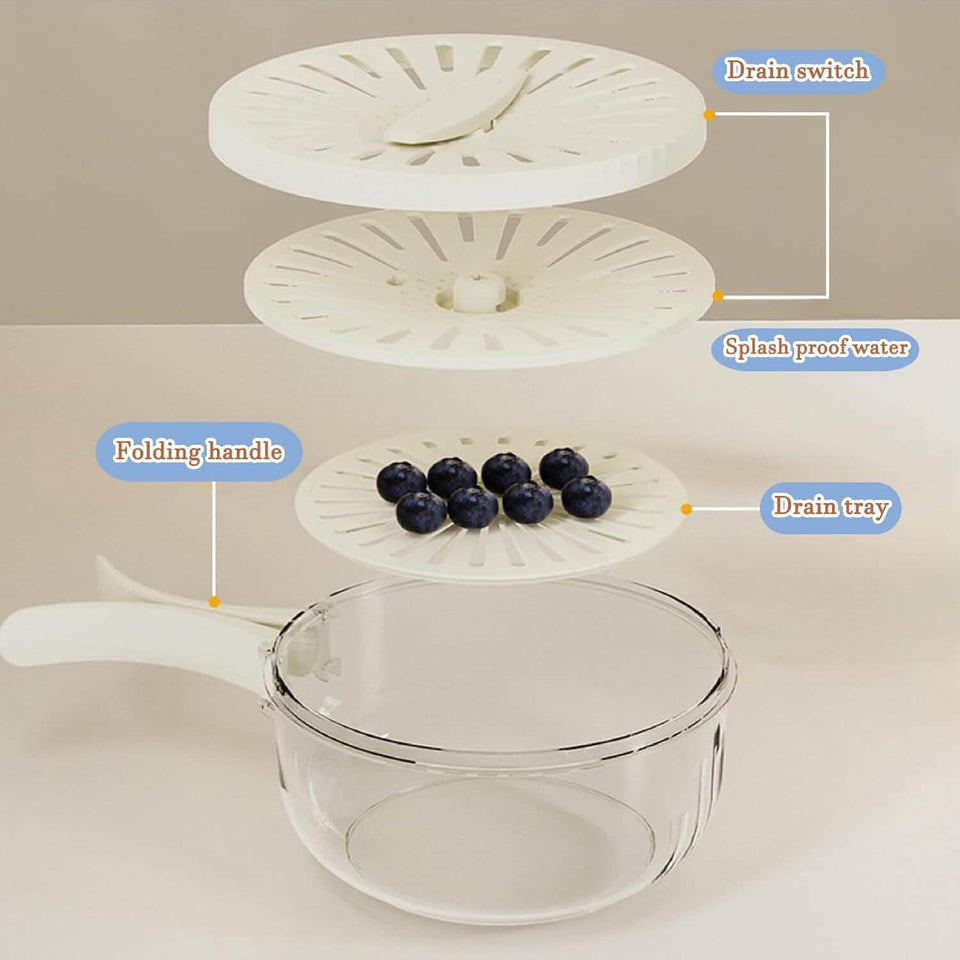 Bol multifonctionnel pour laver les fruits et légumes