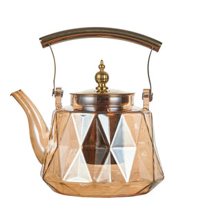 Théière en Verre Résistant à la Chaleur