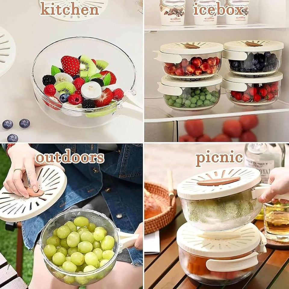 Bol multifonctionnel pour laver les fruits et légumes