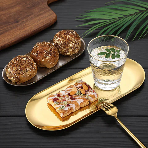 3 Plateau Décoratif Doré pour Évier de Cuisine