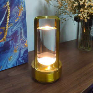 Lampe de Table LED Sans Fil: Style Industriel Haut de Gamme