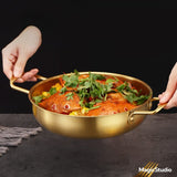 3 Casserole Durable en acier inoxydable 18-22cm