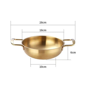 3 Casserole Durable en acier inoxydable 18-22cm