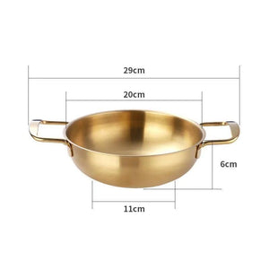 3 Casserole Durable en acier inoxydable 18-22cm