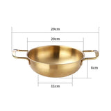 3 Casserole Durable en acier inoxydable 18-22cm