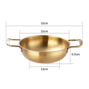 3 Casserole Durable en acier inoxydable 18-22cm
