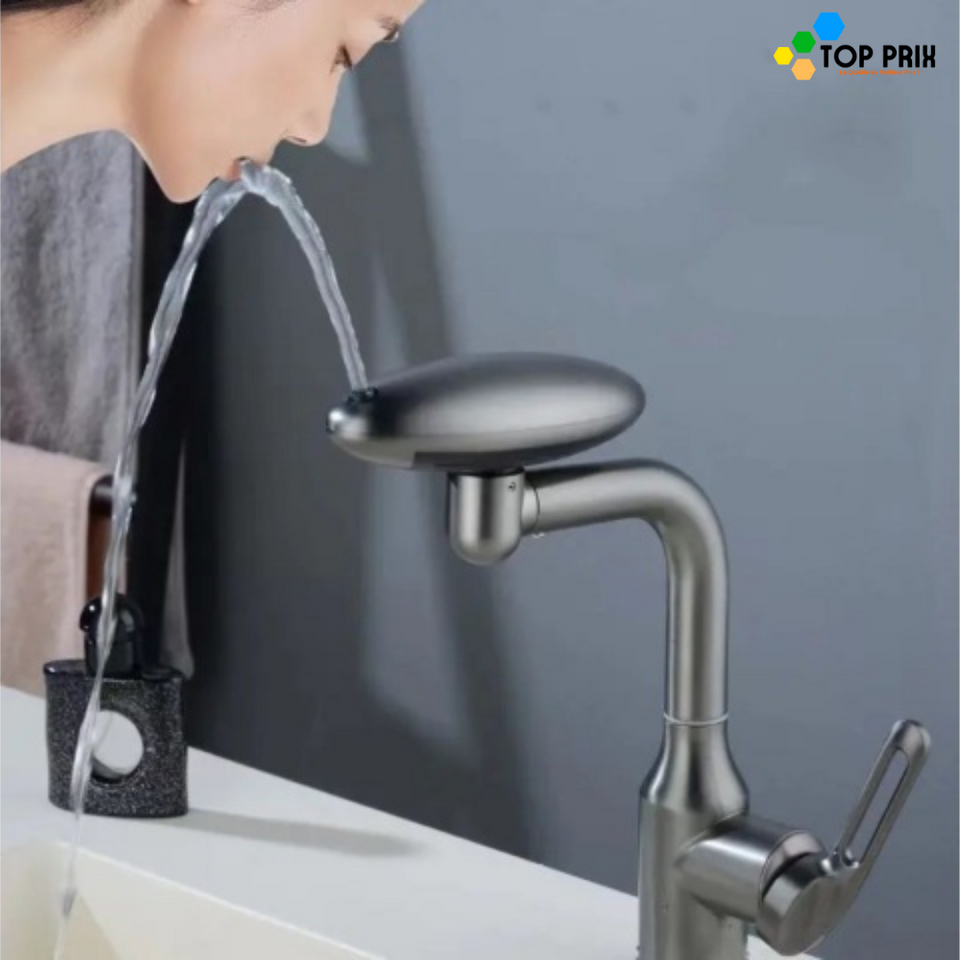 Robinet Moderne Multimode – Eau Chaude et Froide avec Tête Pivotante