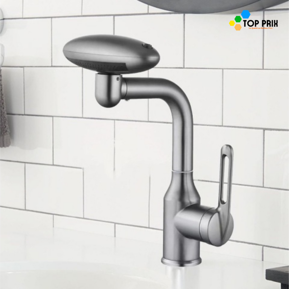 Robinet Moderne Multimode – Eau Chaude et Froide avec Tête Pivotante