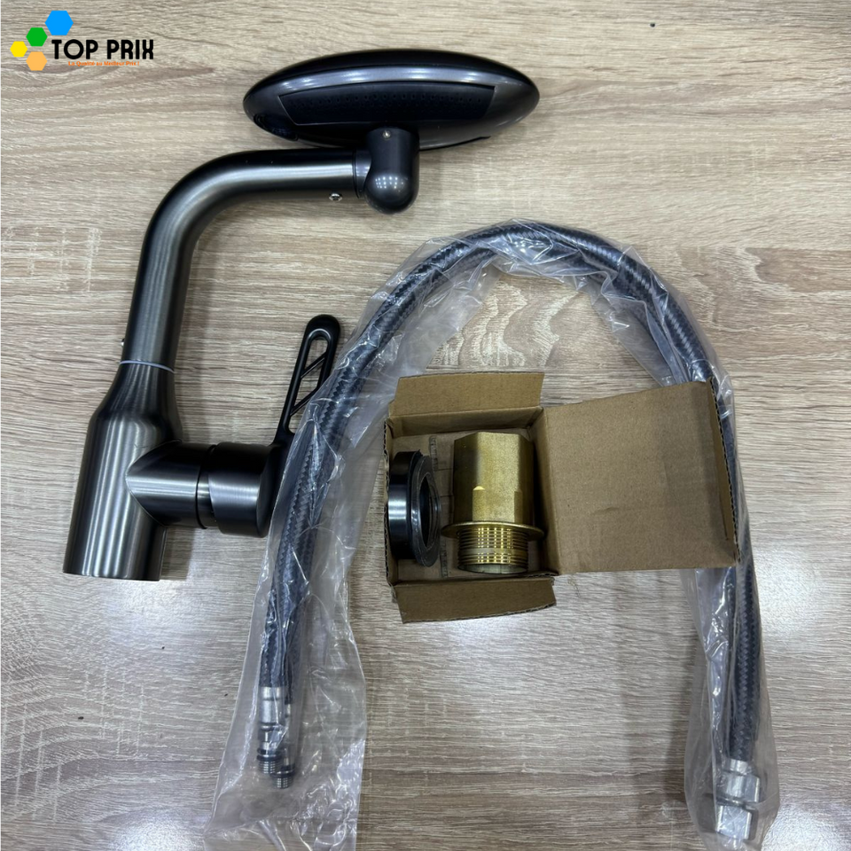 Robinet Moderne Multimode – Eau Chaude et Froide avec Tête Pivotante