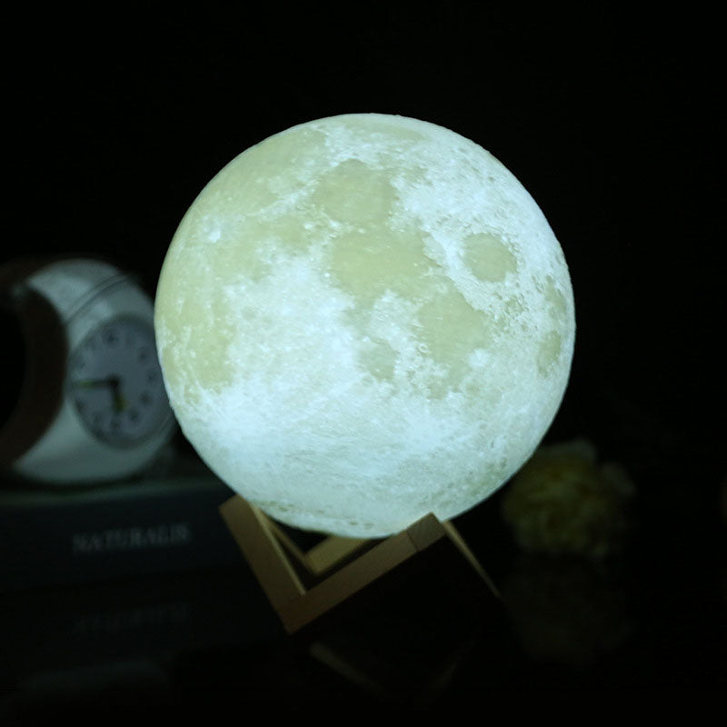 Lampe Lune LED 3D Veilleuse Colorée pour Enfants