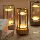 Lampe de Table LED Sans Fil: Style Industriel Haut de Gamme