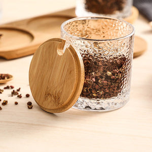 Ensemble de Boîtes de Rangement en Verre pour Assaisonnement