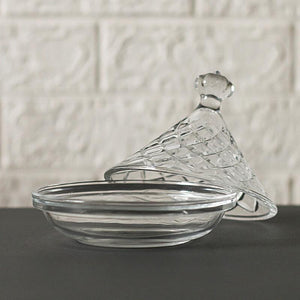 3 Tajine en Verre pour Noix et Trempette