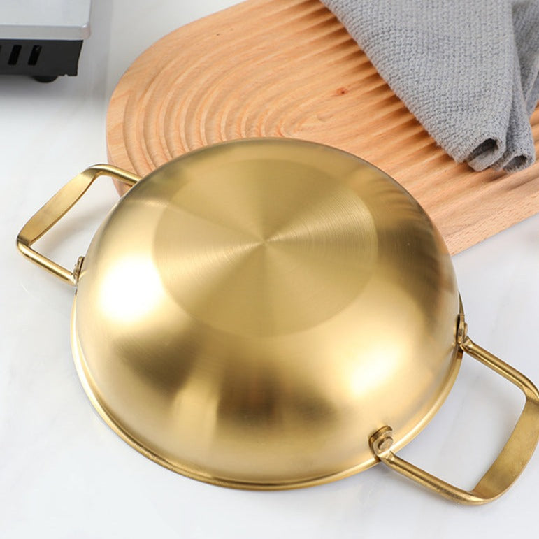 3 Casserole Durable en acier inoxydable 18-22cm