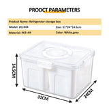 Grande Bac de Rangement Polyvalent pour Réfrigérateur et Congélateur