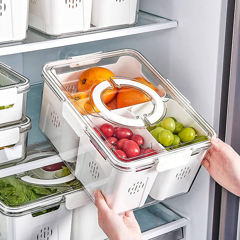 Grande Bac de Rangement Polyvalent pour Réfrigérateur et Congélateur