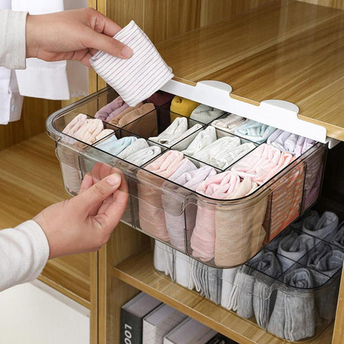 Boîte de rangement pour sous-vêtements coulissants