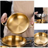 3 Casserole Durable en acier inoxydable 18-22cm