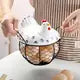 rangement de poule en céramique