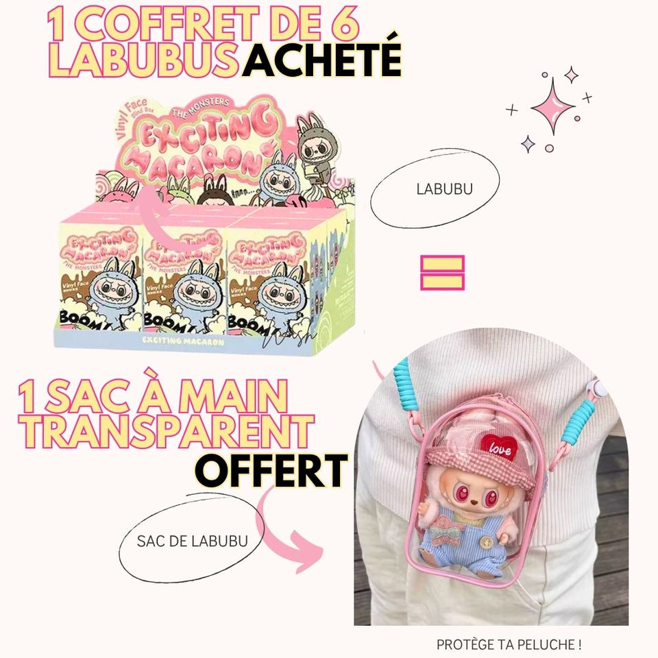 Labubu Surprise – La peluche fashion qui te choisit (Stock limité !)