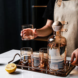 Carafe en verre Transparent, style nordique créatif (7 pièces)