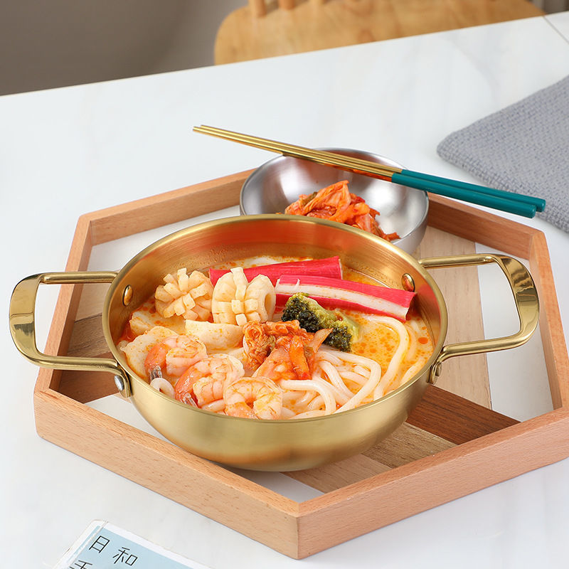 3 Casserole Durable en acier inoxydable 18-22cm