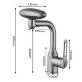Robinet Complet moderne multifonctionnel à 4 modes avec rotation à 360°