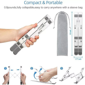 SUPPORT ANTIDÉRAPANT PLIABLE POUR ORDINATEUR/TABLETTE/PORTABLE