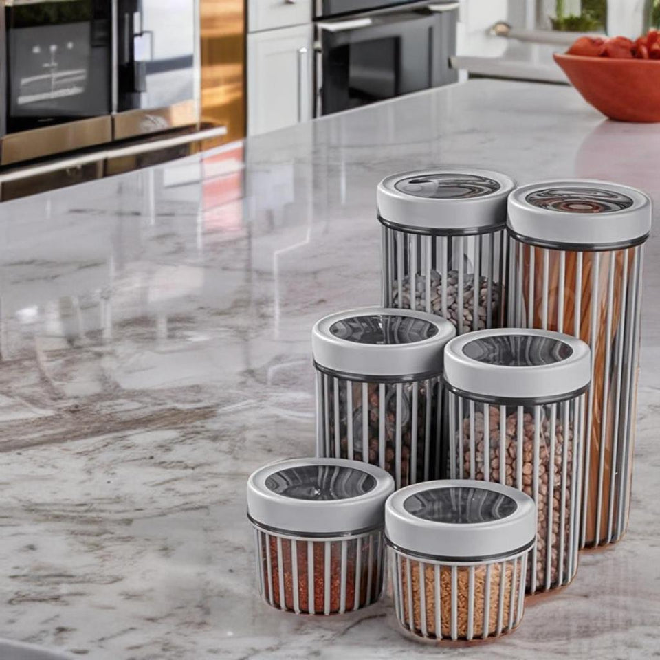3 Boîte de rangement ronde pour cuisine