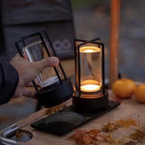 Lampe de Table LED Sans Fil: Style Industriel Haut de Gamme