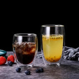 3 Tasse en verre à Double paroi