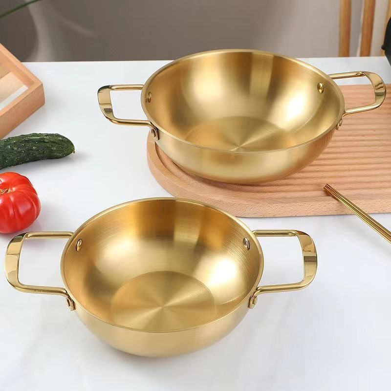 3 Casserole Durable en acier inoxydable 18-22cm