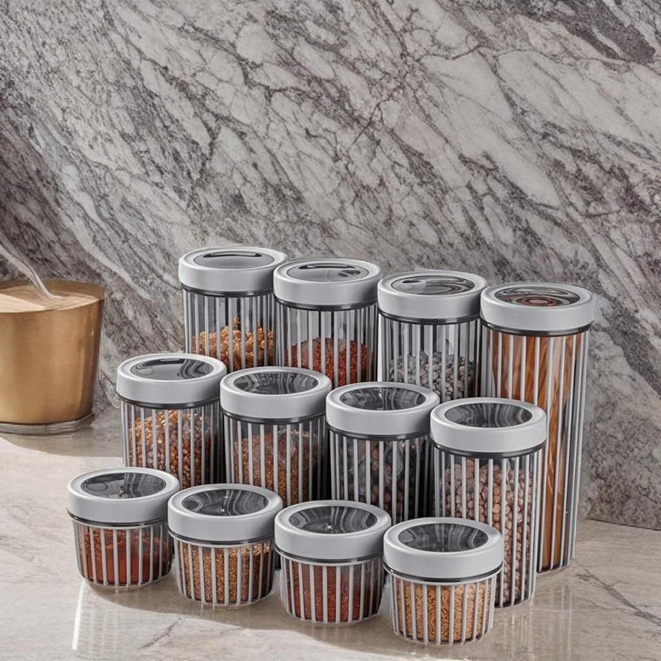3 Boîte de rangement ronde pour cuisine