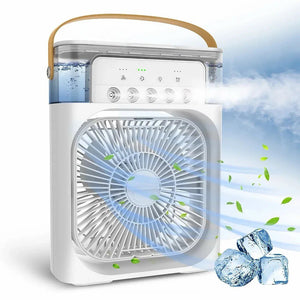 Ventilateur Brumisateur d'Air 3-en-1 avec Humidificateur et Purificateur