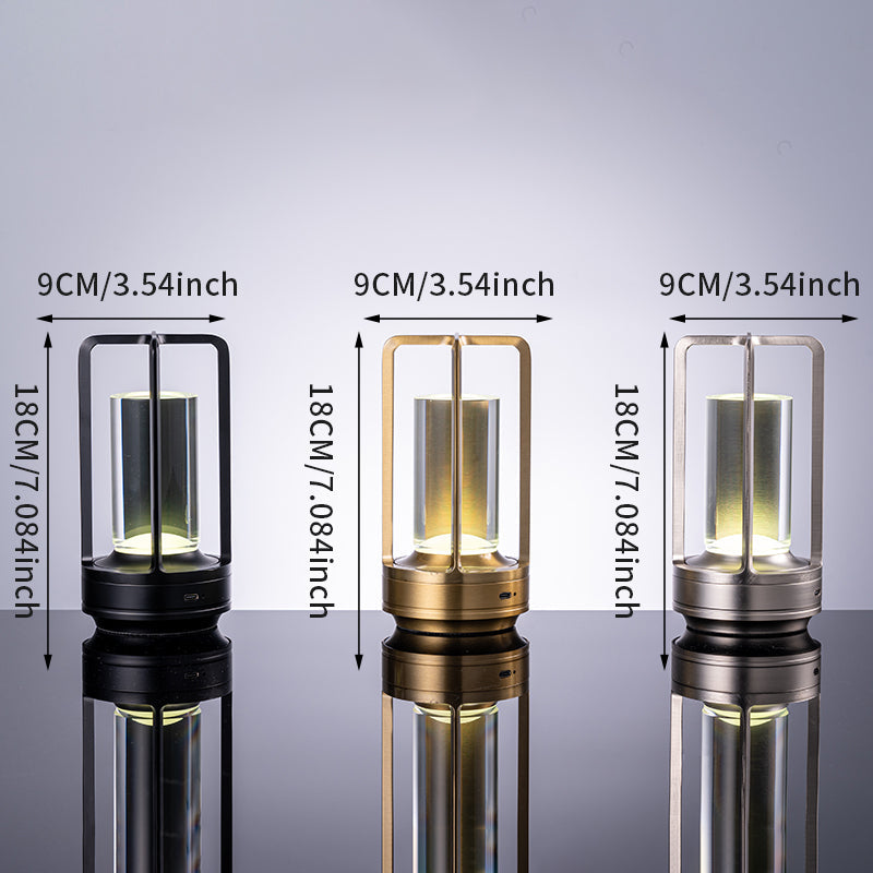 Lampe de Table LED Sans Fil: Style Industriel Haut de Gamme